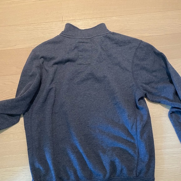 Triblend Navy Quarter-Zip Sweater -XL - Picture 5 of 5
